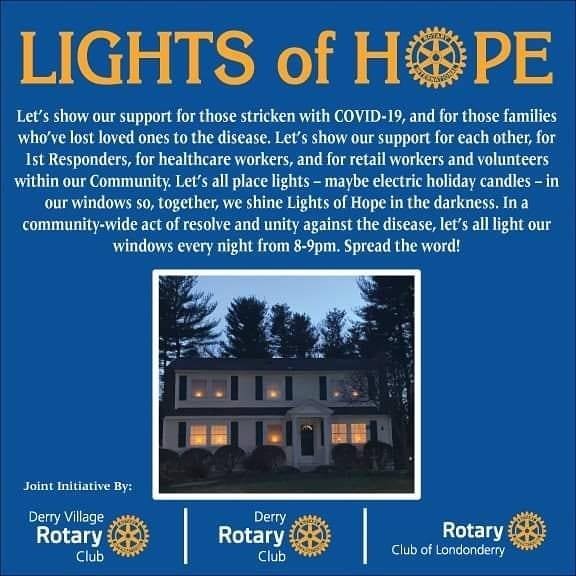 DerryFire's tweet photo. Lights of hope! Light up your windows nightly 8-9 PM! https://t.co/lKWFWXWBFD
