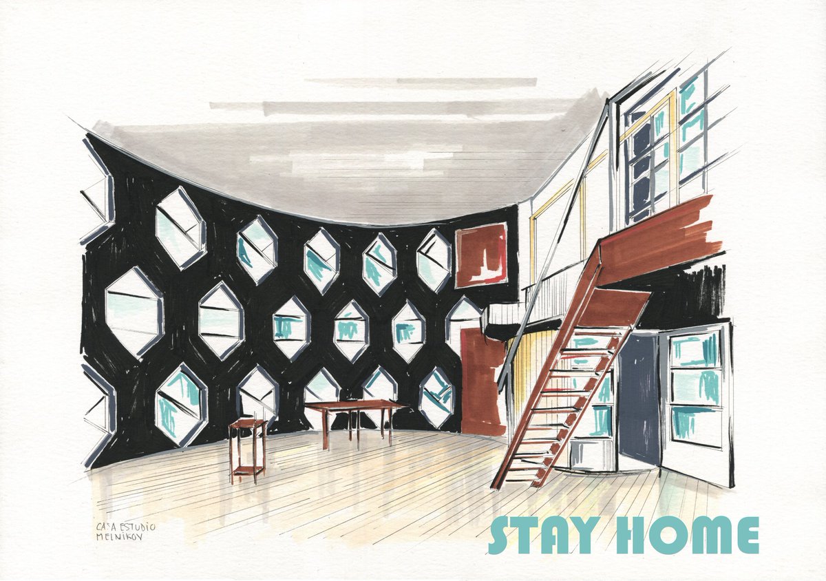 tulkaqelume's tweet photo. Casa Estudio, Konstantín Mélnikov
#dibujo #drawing #ilustracion #illustration #art #arte #draw #artwork #contemporaryart #architecture #fineart #modernart #expressionism #modernarchitecture #studyhouse #sketching #inkdrawing #melnikov #stayhome #QuedateEnCasa https://t.co/wdpJNdCyNY