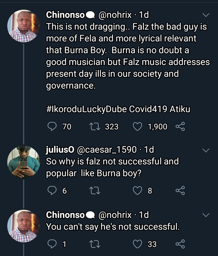 Undone_rice's tweet photo. Normal people were having an intelligent argument but ganja 147 decided to be unfortunate🤣🤣 https://t.co/6bZss5lgLS