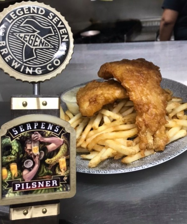 It's Good Friday, baby, and have we got a deal for you! For just $12, get two pieces of our golden battered cod with your choice of fries! Today only, call 403-329-0123 from 2-8 to place your order for curbside pickup!