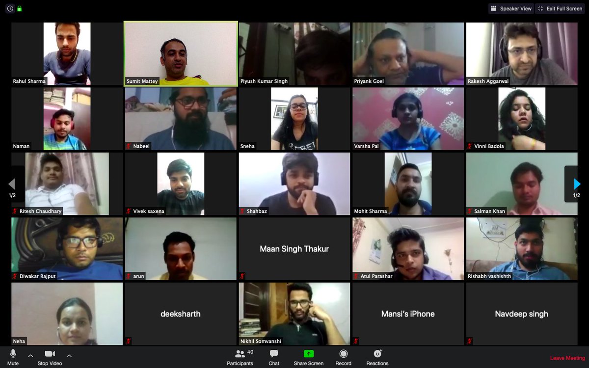 cloudcertitude's tweet photo. #iworkforcloudcertitude
Team meetings with our team members around the country. Distance doesn't stop us from being family as usual. ✌️
#stayhome #staysafe #Lockdownextention #funfactfriday @salesforce
#yourcloudsuccesspartner #Salesforce #Trailblazer
https://t.co/DD8dQc3T0A https://t.co/AGJKHADV5Q