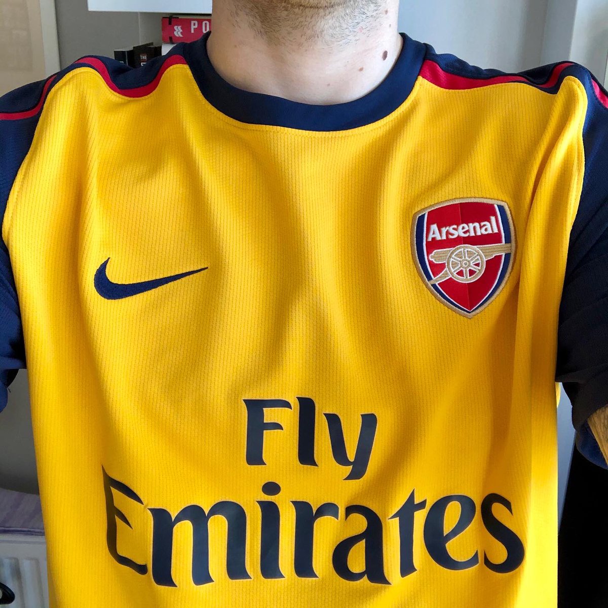 . @ArsenalAway Kit, 2008/09NikePersonalised:  @cesc4official, 4Just a beautiful shirt carrying the name of one of the best midfielders to ever grace the Premier League. Fàbregas was awarded the Arsenal captaincy that year.  #Gunners   #CescFabregas   #HomeShirt