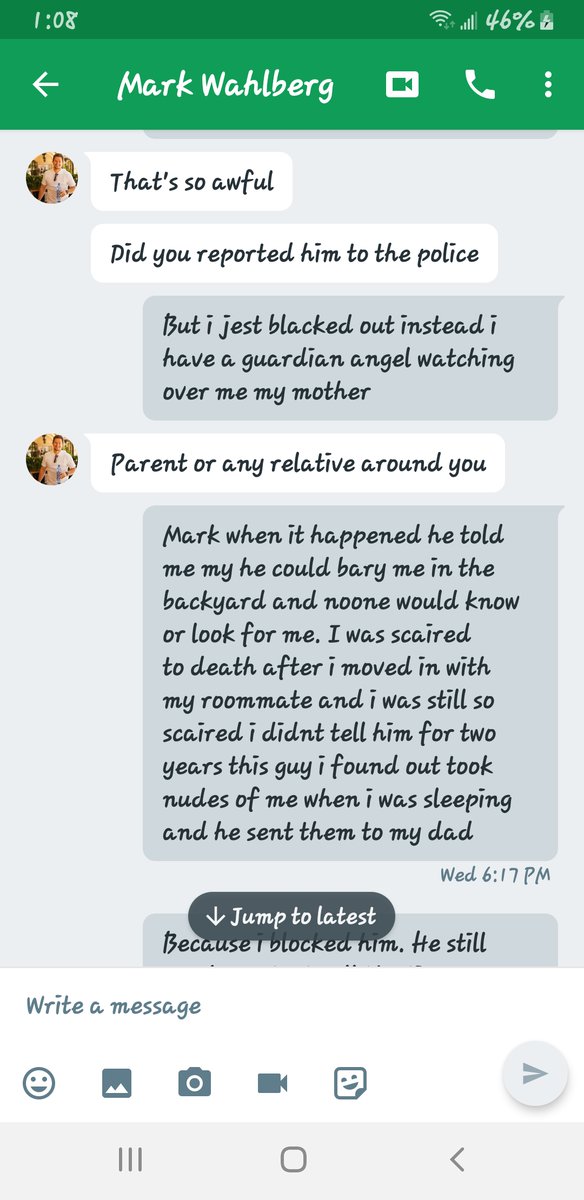 HendrixTalking's tweet photo. #markwahlberg  #cnn  #usatoday  #gma  #ellendegeneres  #donniewahlberg  #jimmykimmel  #bostonglobe  #jennymccarthy  
read the following messages in the next few tweets i put up and tell me if this is the real mark wahlberg if it is what a disgusting person https://t.co/uuttGAcqgF