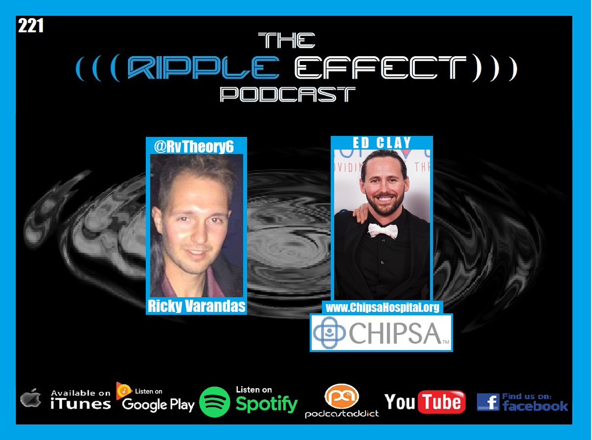 RvTheory6's tweet photo. NEW #TheRippleEffectPodcast #221 (Ed Clay | #CHIPSA Hospital: Exploring Alternative Perspectives)
WATCH: https://t.co/cp2Rssv7sq
AUDIO: https://t.co/Ii99sNf3W7 https://t.co/GGPVRfY766
