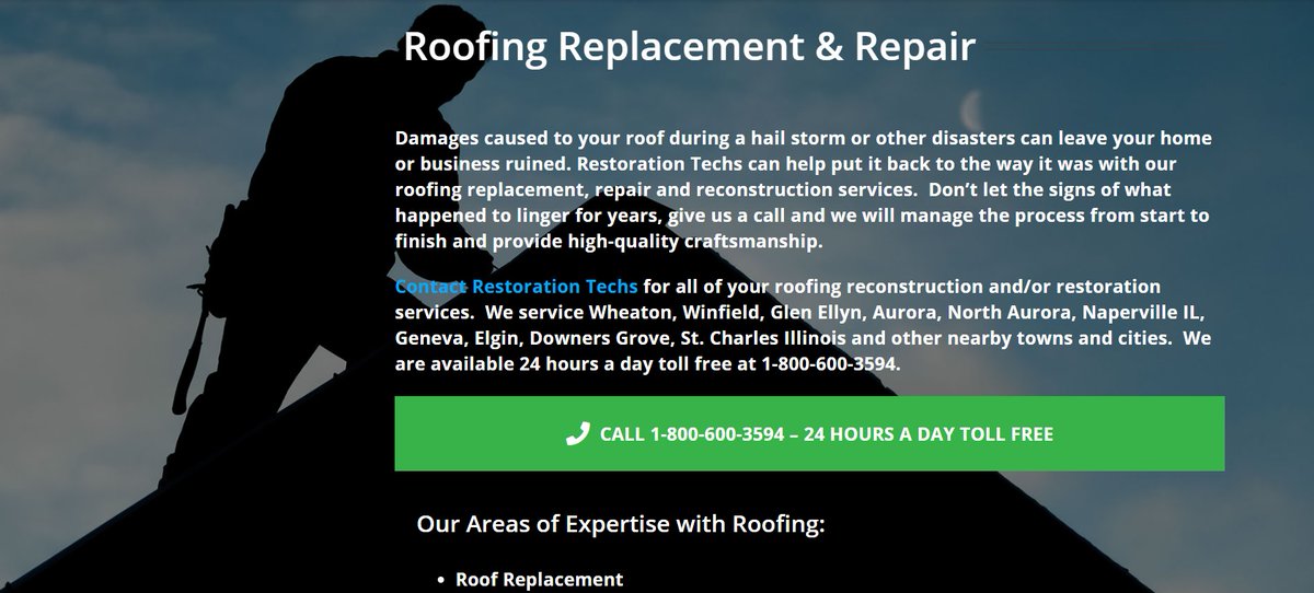 ResTechs's tweet image. Damage from the recent hail storm? Call us for a Free inspection. 
#hail damage #roof damage #sycamore #west chicago
 restorationtechs.com/roofing/