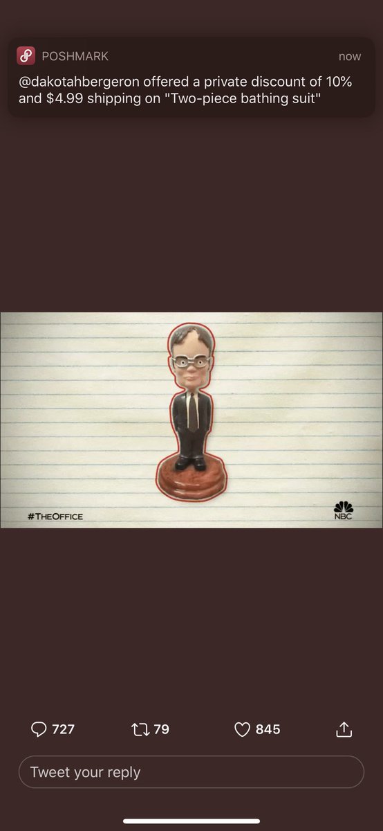 ReillyDownes's tweet photo. @theofficenbc Boom. Roasted. https://t.co/Y6NClEUPWK