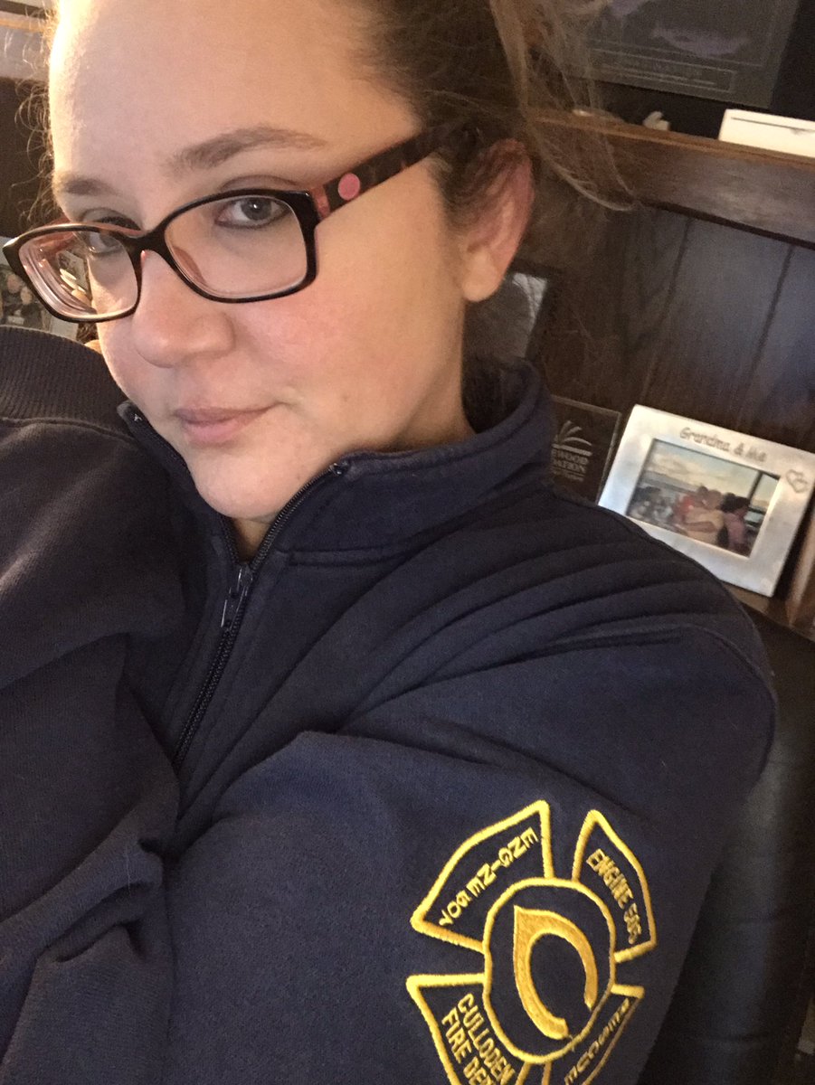 city2countryWV's tweet photo. Day 28. Temp is 99.3° as of this morning, but I’m still rockin’ the #telehealth game! (And it never hurts to rep the fire department in the process!) #stillgotajobtodo #QuarantineLife #MentalHealthMatters https://t.co/JUZa6IebEz