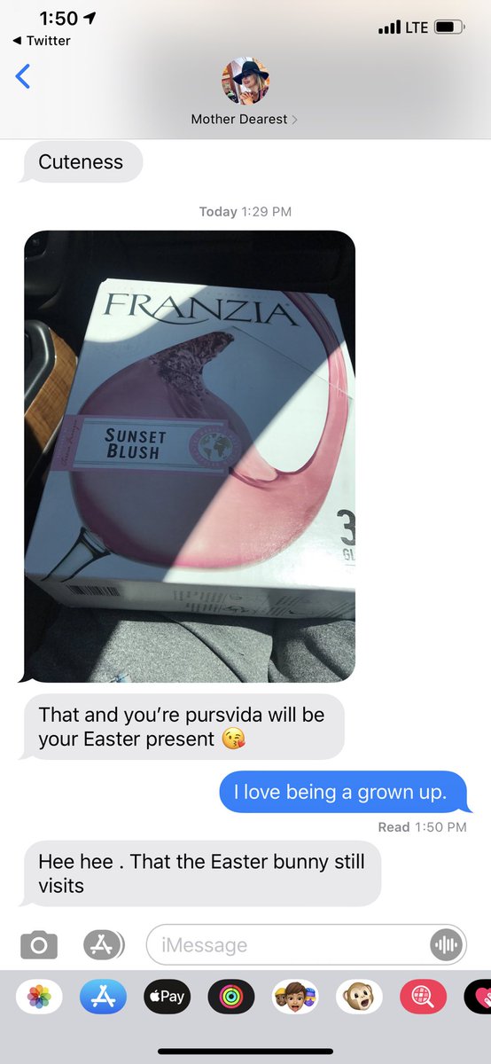 KmsteeleKat's tweet photo. Best Easter basket ever. 😋 https://t.co/BLcH7EUBV6