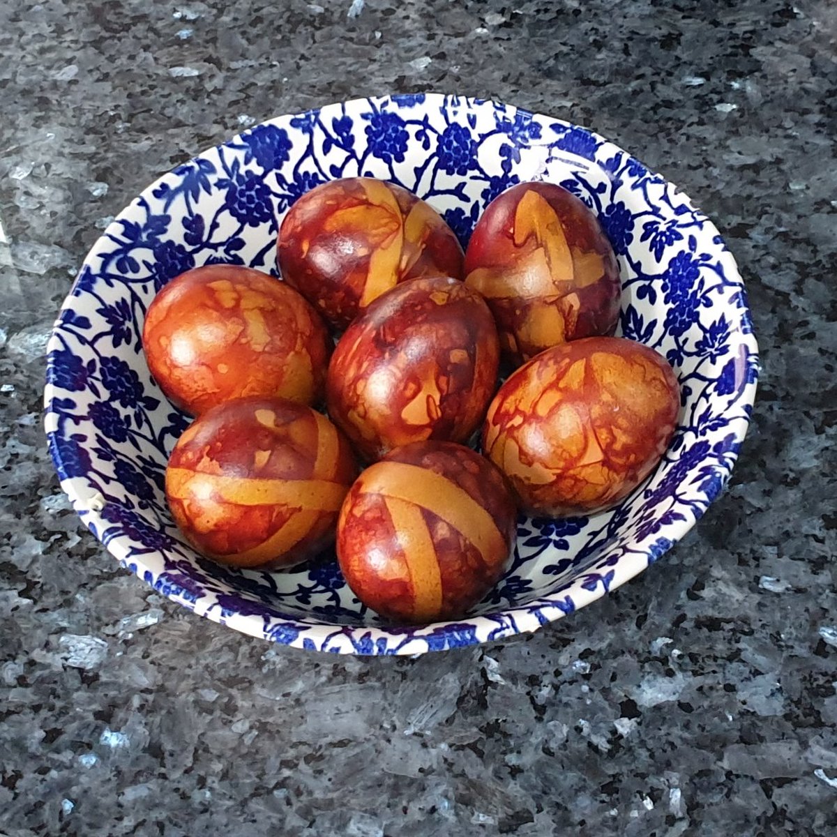 GarethECooper's tweet image. I made pace eggs today, just like my Nanna did every Easter.

Lockdown has turned me into an 80&apos;s, Cumbrian Nan - tbf it was only a matter of time!

#Cumbria #paceegg #easter #lockdown #EasterEgg #Eostre