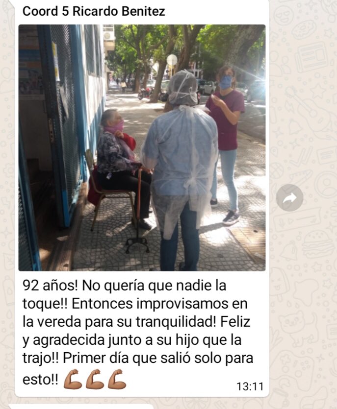 Enfrentar la pandemia requiere del compromiso de cada uno de nosotros y es impresionante la solidaridad que estamos demostrando, especialmente durante la campaña de vacunación antigripal a los adultos mayores de la Ciudad.