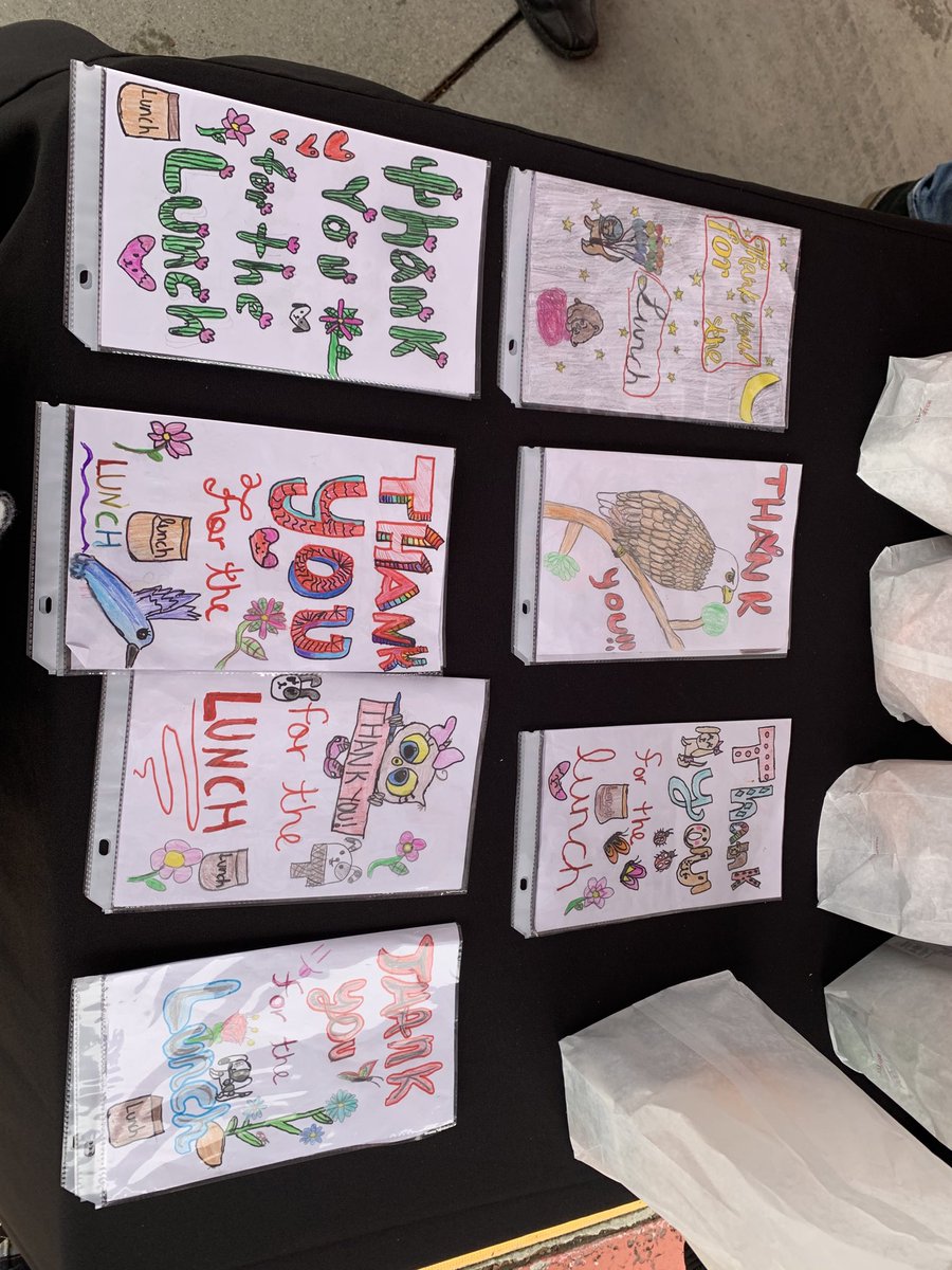 Today a family brought us all thank you cards during our Grab &amp; Go Meals! We all cried with appreciation at their thoughtfulness. ⁦<a href="/vvhsguidedept/">VVHS Guidance Dept</a>⁩ ⁦<a href="/VVHSEagles/">Valley View HS</a>⁩ ⁦<a href="/valleyviewasb/">Valley View High School</a>⁩ ⁦<a href="/MorenoValleyUSD/">Moreno Valley USD</a>⁩ #MVUSDLiftToRise