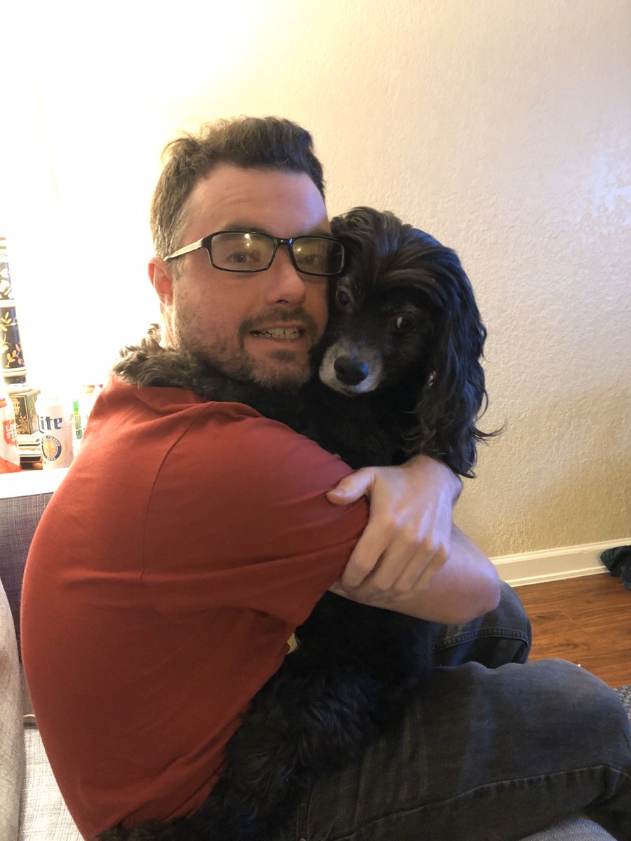 TokenSully's tweet photo. LOST DOG HELP! Any1 in Houston (River Oaks/WestU) my best friends dog Lucy got out late last night. She's a black cockapoo about 25 lbs. If u know anything plz send me a DM. She's super sweet and loving https://t.co/8V2viHk2Vh