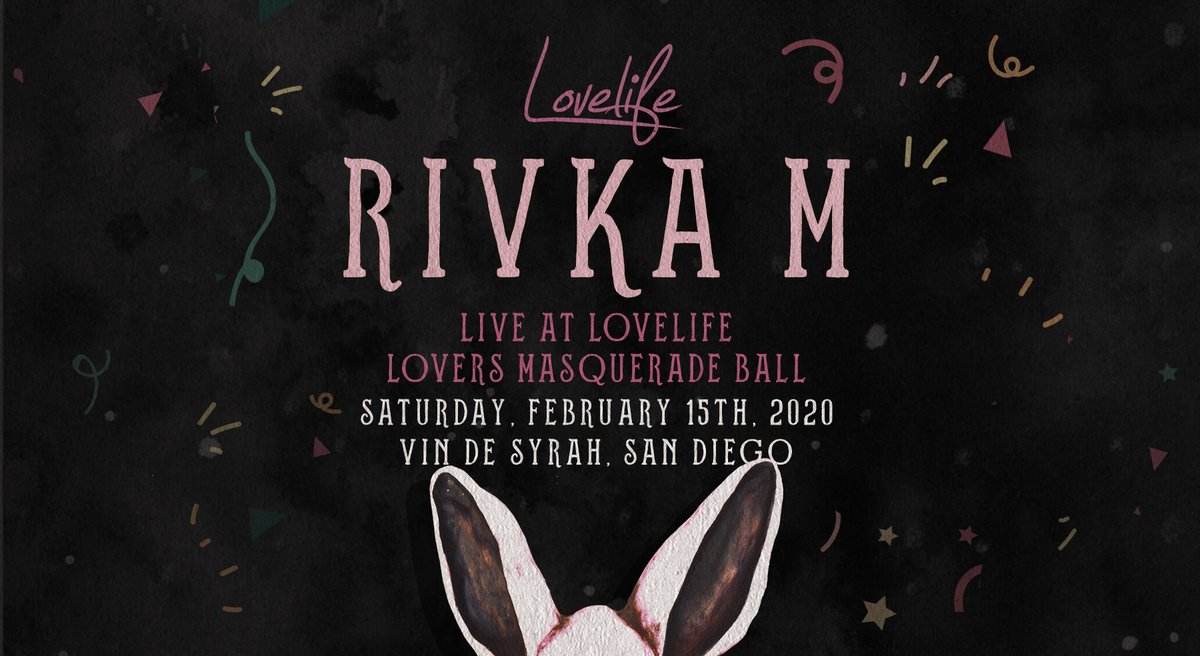 [LIVE MIX] Baja Californian DJ and producer, Rivka M, set the tone at Lovelife's Lovers Masquerade Ball this past Valentine's Day weekend 💕 bit.ly/2wzS7fa 💕 #Techno #LovelifeParty