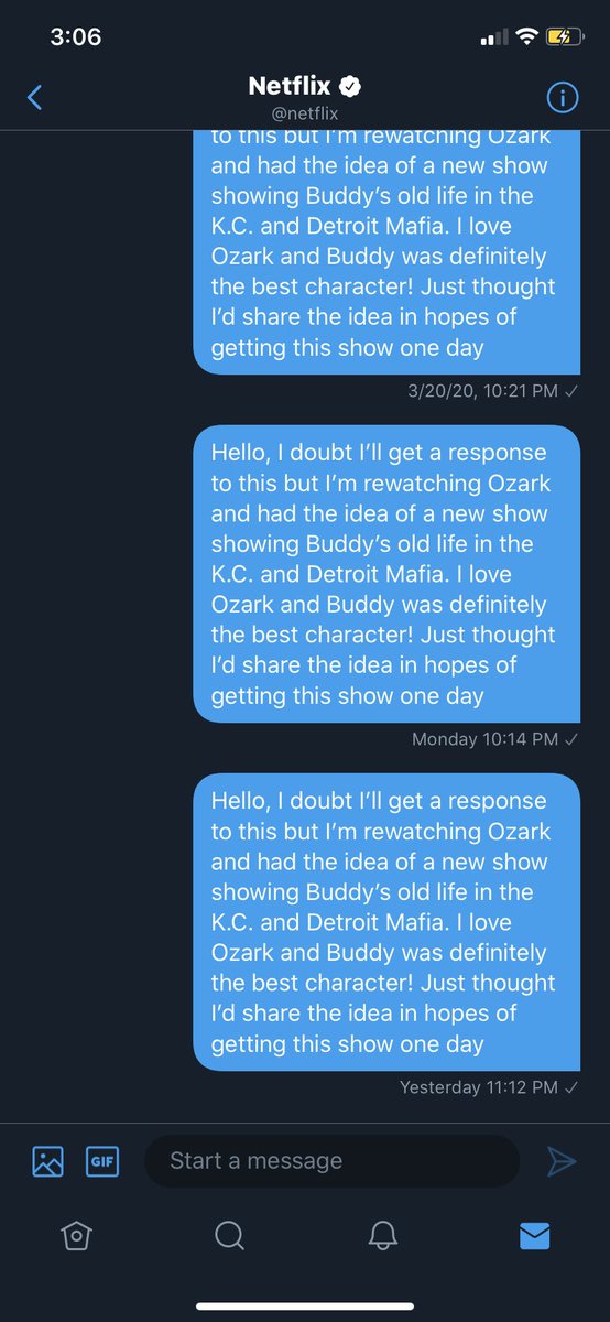 KinnamanKyle's tweet photo. @netflix You can’t ignore me forever. I will get my Buddy spin-off show. https://t.co/dj8qfQiusL