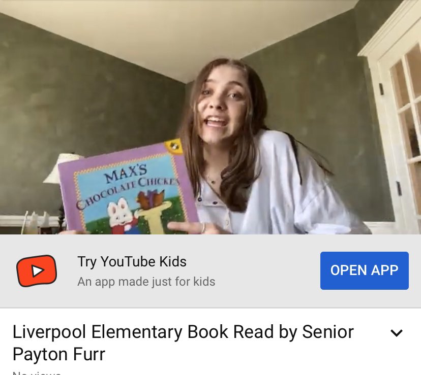 PoolTubeTV's tweet image. Today’s Elementary book reading hosted by LHS senior Payton Furr #HappyEaster2020 #classof2020 youtu.be/gg4Ci8JeVy0