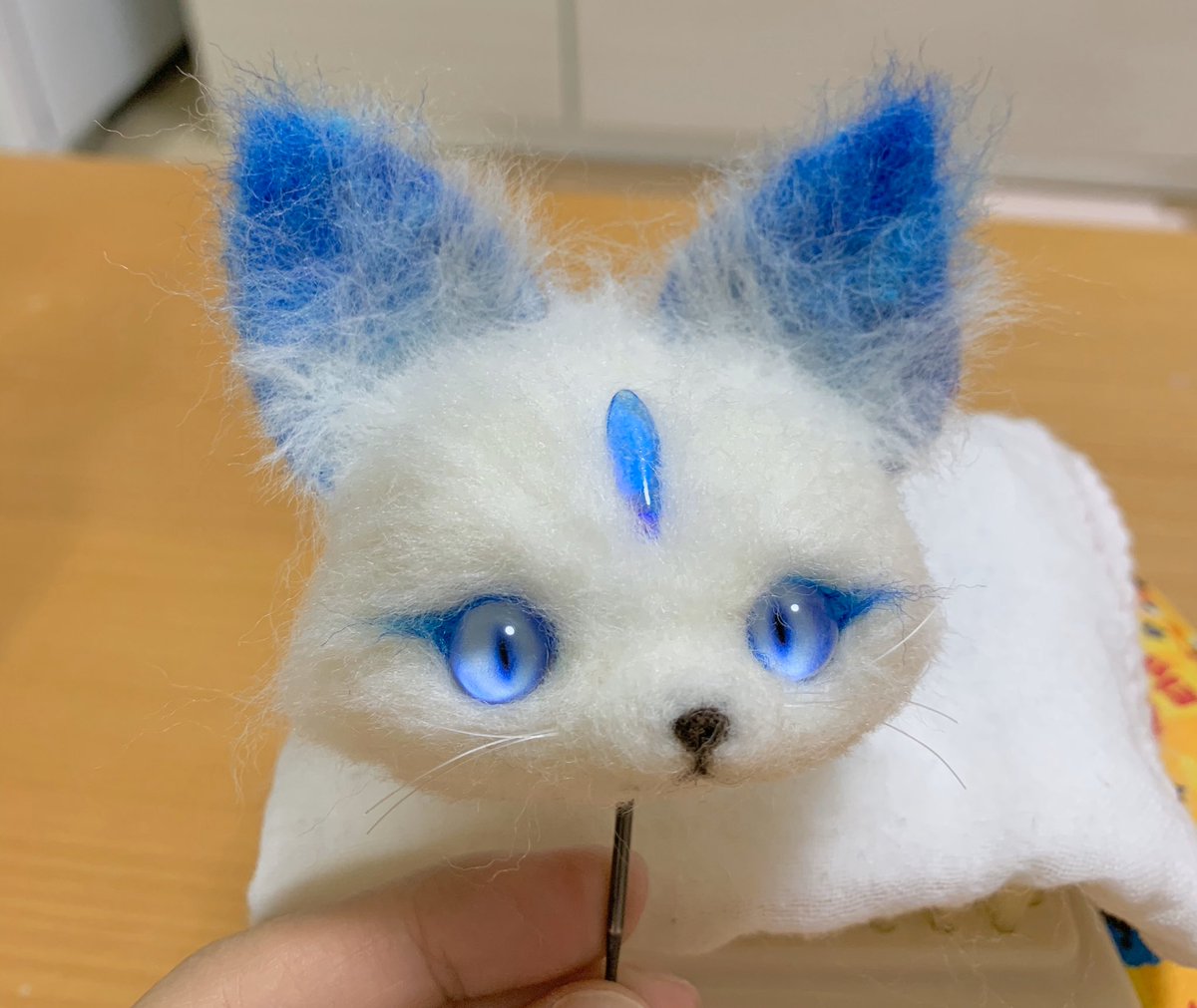 夜を駆ける幼獣ちゃん アートドール ぬいぐるみ ハンドメイド 夜を駆ける幼獣ちゃん アートドール ぬいぐるみ ハンドメイド