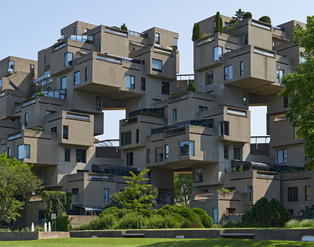 YOU COULD LIVE IN THIS LEGO WONDERLAND BUT NO YOU WANT USELESS FRILLS ON THE SAME FUCKING BUILDING IN EVERY CITY IN THE US.(Habitat 67, Montreal)