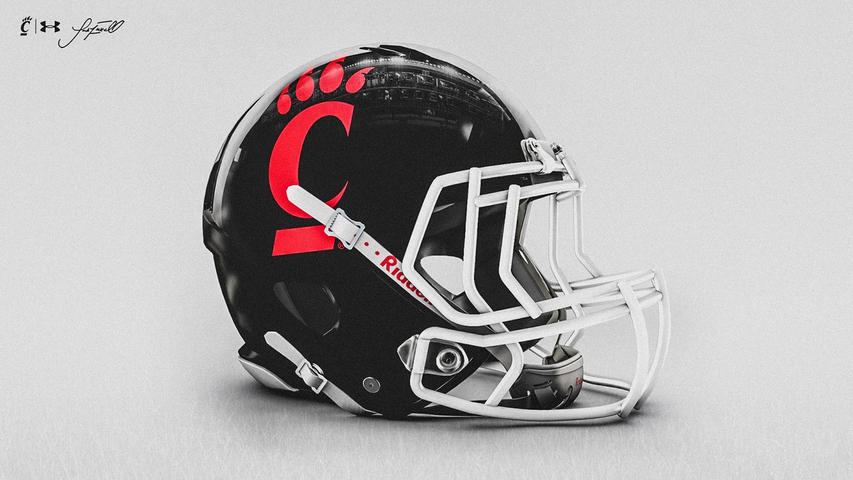  𝗛𝗘𝗟𝗠𝗘𝗧 𝗣𝗢𝗟𝗟 Thinking about adding something different to the mix, but we want your input! Which helmet would you want to see next season? Vote for your favorite in the next tweet. #Bearcats