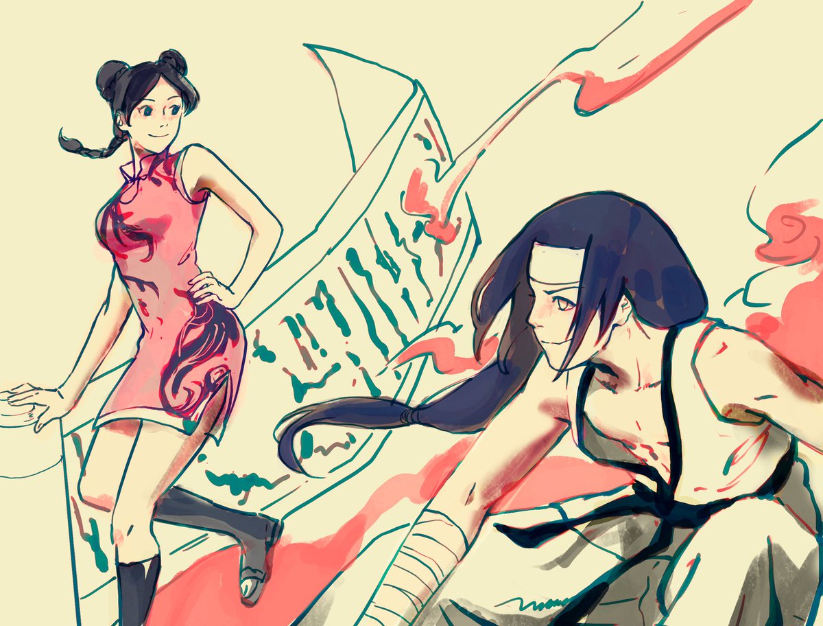 前段时间和别人一起玩的画表情包的游戏～
#ネジテン #nejiten #宁天