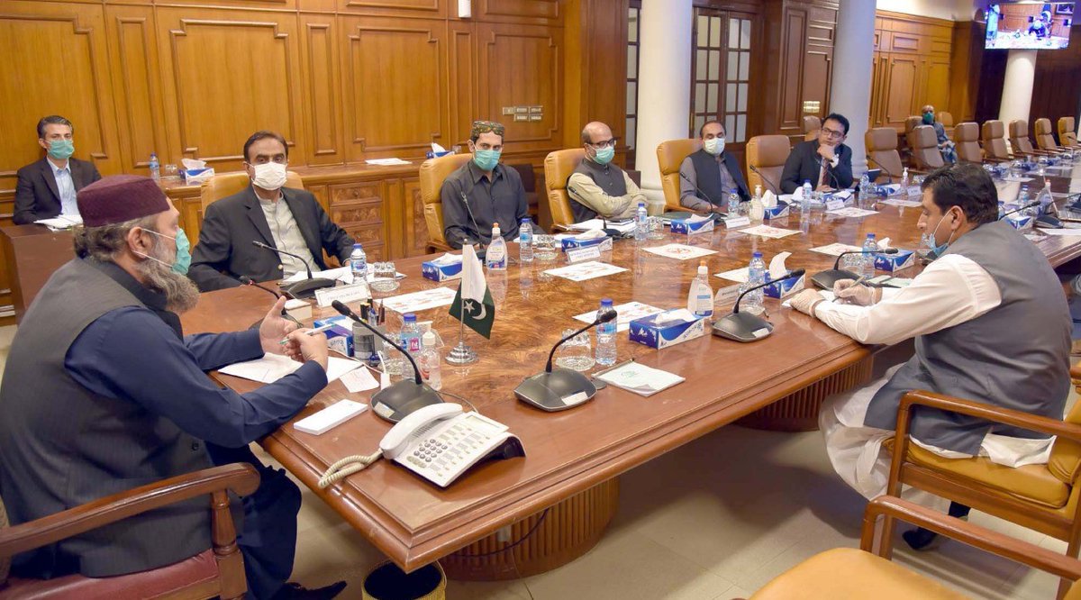 CoronaDgpr's tweet photo. وزیراعلی جام کمال خان عالیانی کورونہ وائرس سے مطعلق ریلیف اور دیگر سرگرمیوں کا جائزہ لینے  کیلئے منعقدہ اجلاس کی صدارت کر رہے ہیں. https://t.co/MNucKPoSls