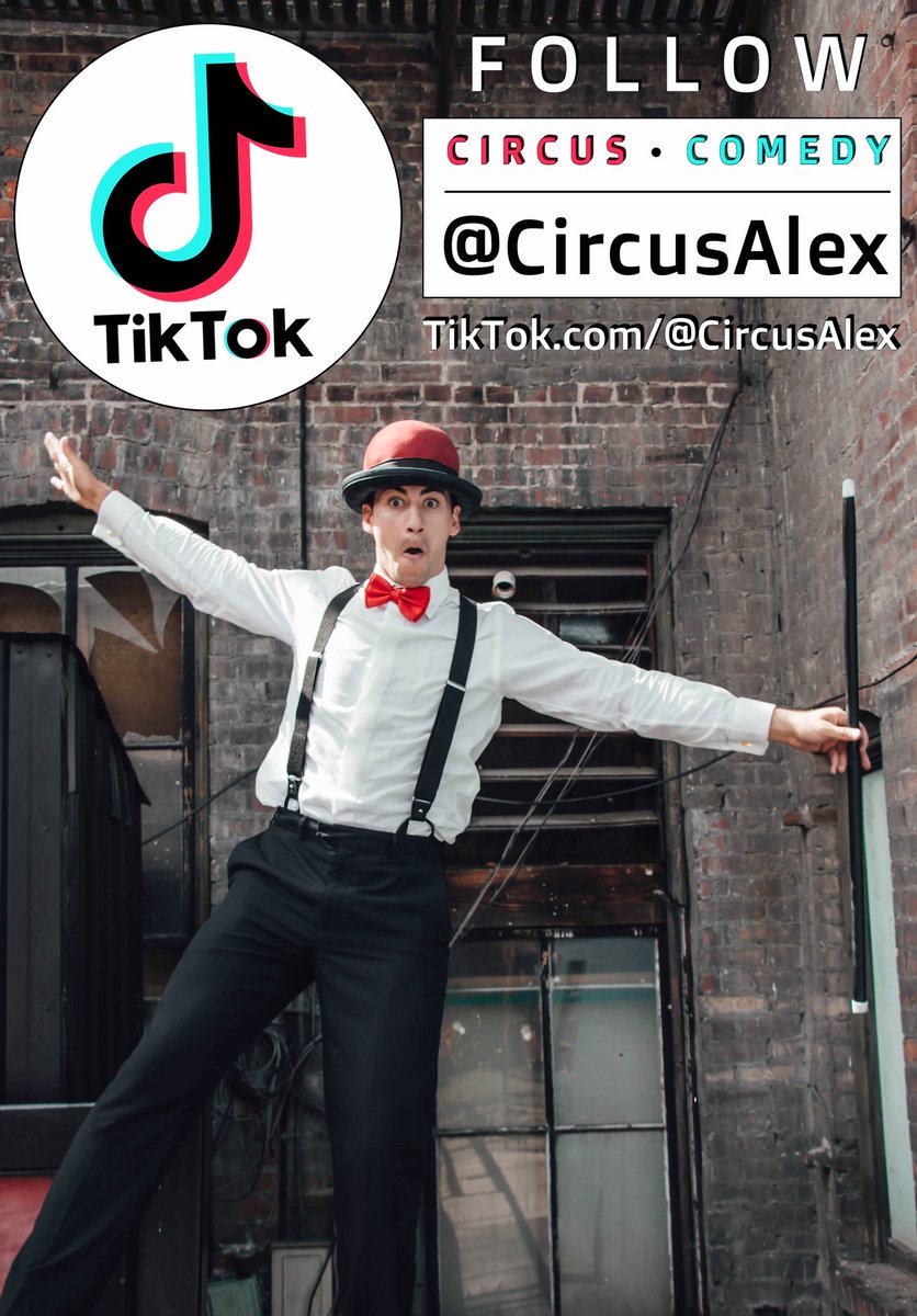 itsCircusAlex's tweet photo. Making my #TikTokDebut today! #FollowMe on #TikTok for comedy and circus videos. 😀🎪 https://t.co/HJdHzfN8hW https://t.co/NEJFeLkd1H