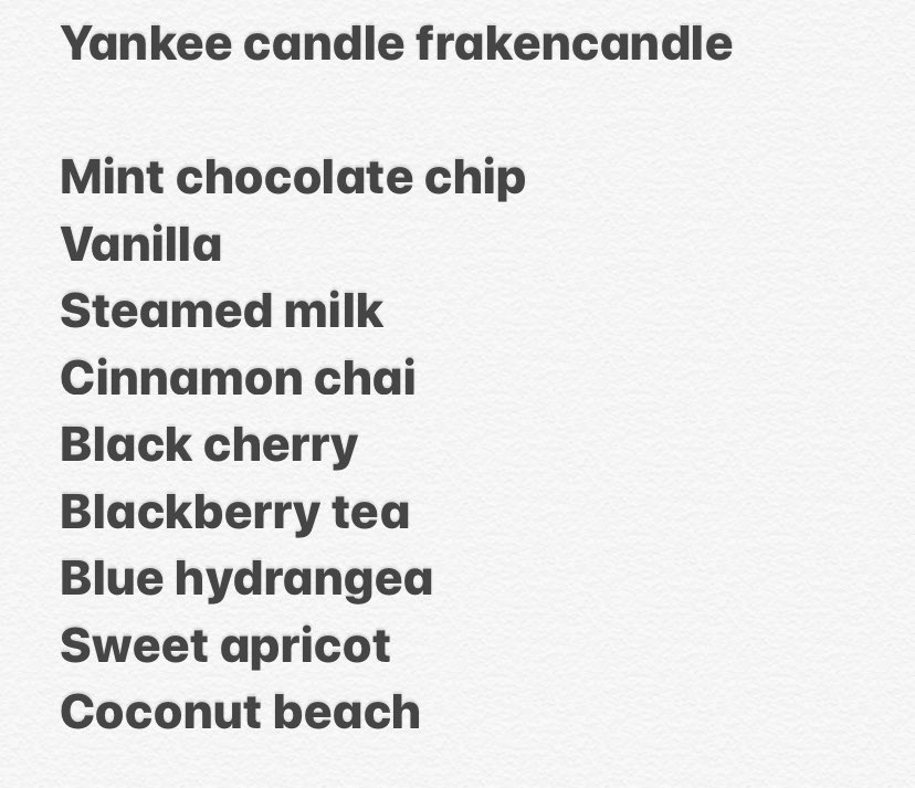 BlairFormel's tweet image. @safiyajn I’m coming for your brand😈quarantine Yankee candle frakencandle #badmakeupscience #frankencandle