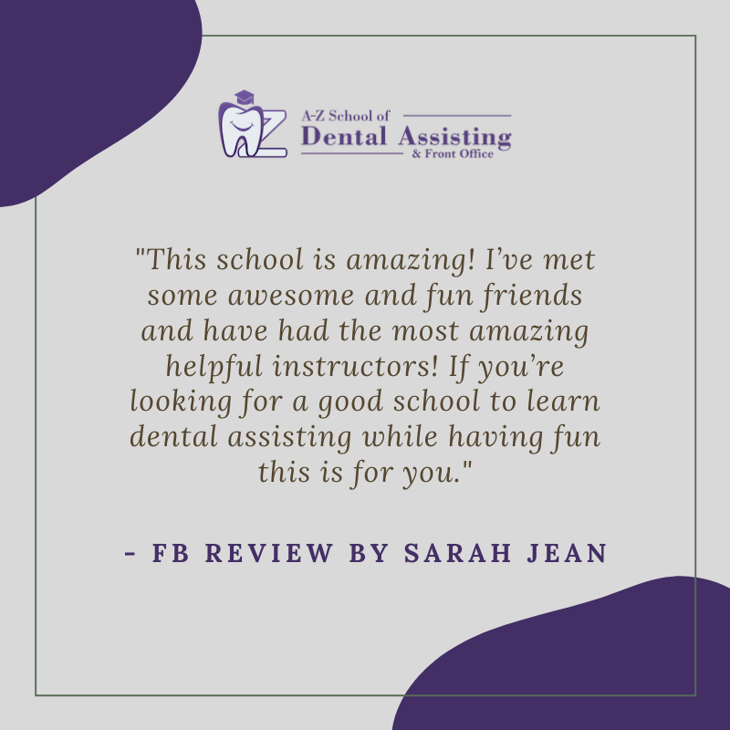 Thank you, Sarah Jean, for sharing your experience in our school! We will continue to provide quality training to help more students like you. Call us today at (480) 467-3375 to reserve a seat for May 26th!