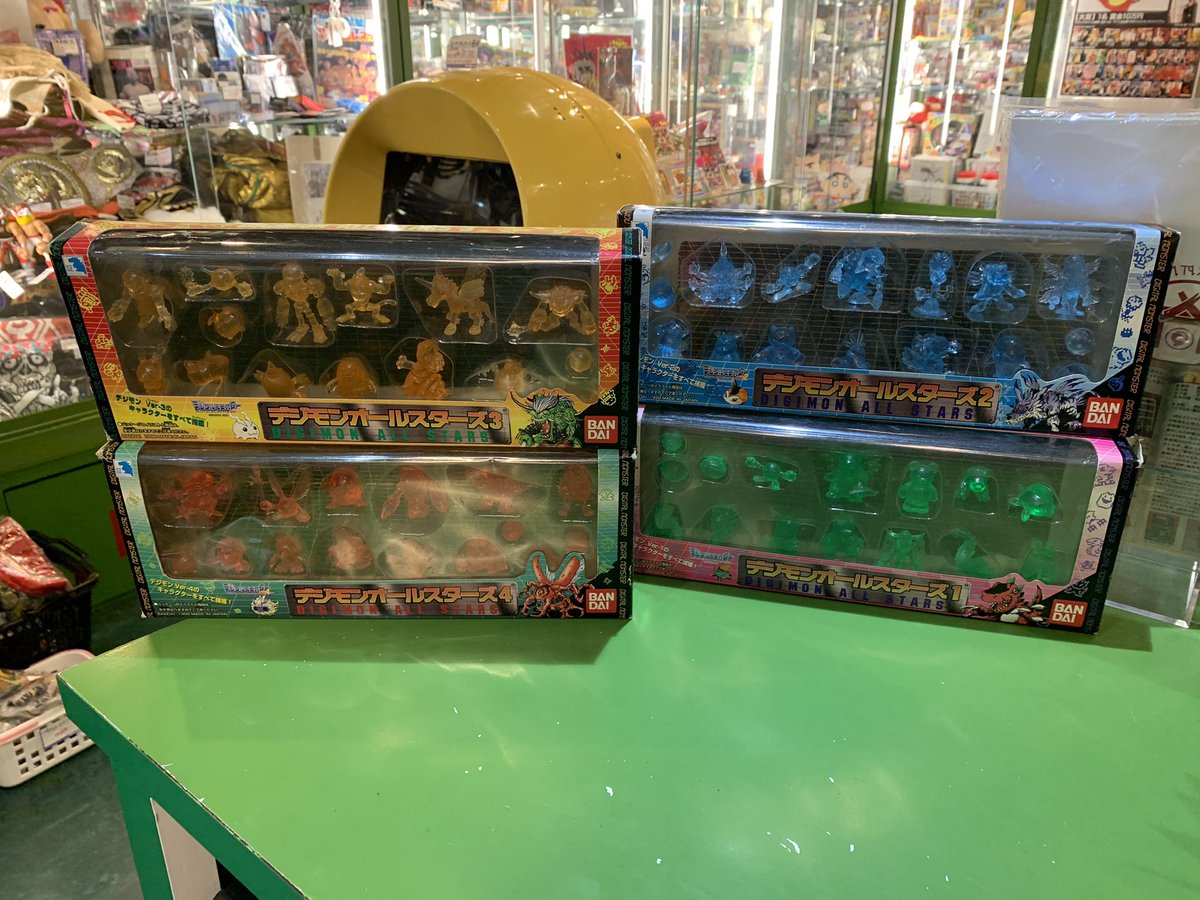 デジタルモンスター デジモンオールスターズ 1～4 消しゴムセットも