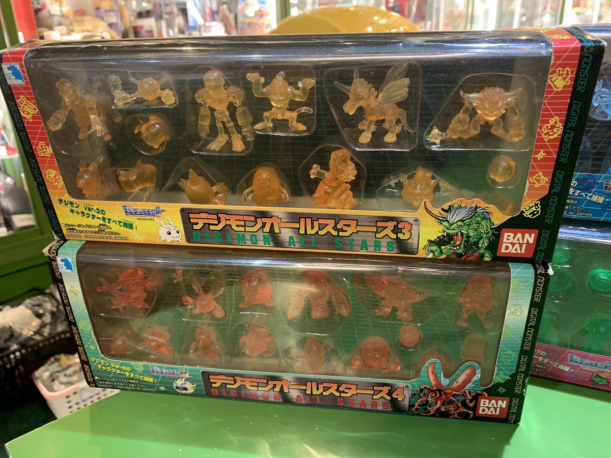 デジタルモンスター デジモンオールスターズ 1～4 消しゴムセットも
