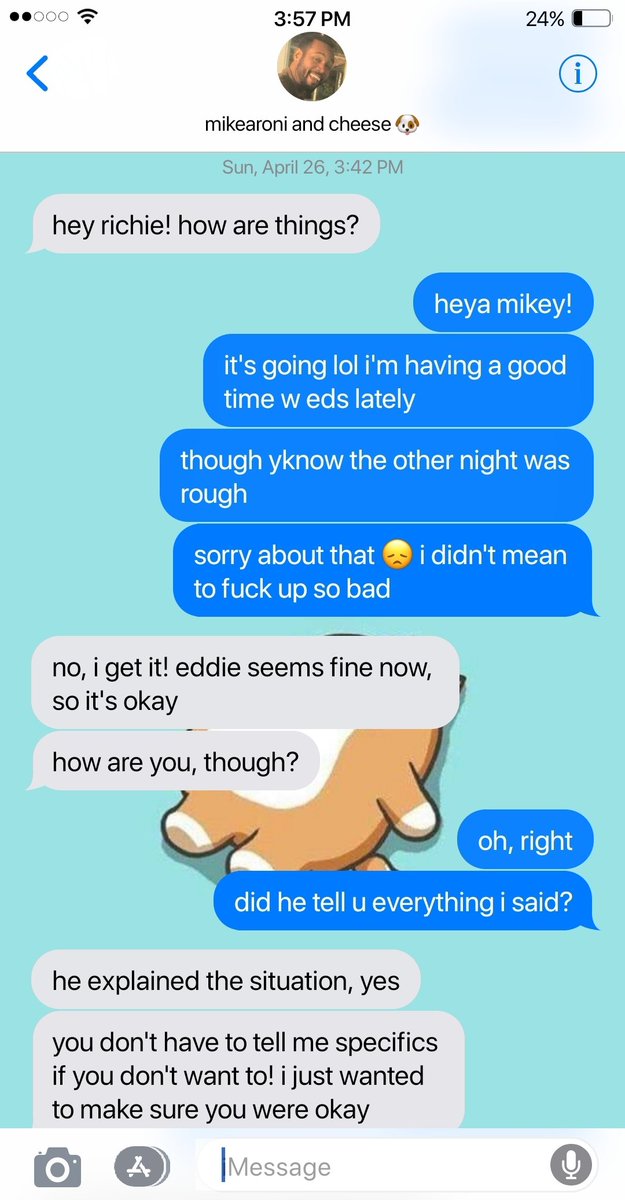 084 》 you okay, man?( richie's phone )