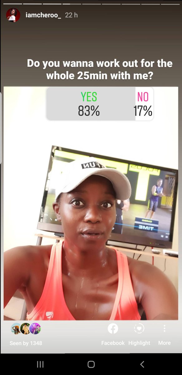 KE_Resident's tweet photo. Instagram live workout set! Monday 10am. Follow me on IG @iamcheroo_ 💪🏾 #fitlifewithchero https://t.co/U2j76SE0Oj