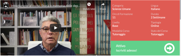 Storia e memoria delle deportazioni nazifasciste - il nuovo corso online voluto da ANED sul più popolare portale per la didattica a distanza buff.ly/3ebkKAe