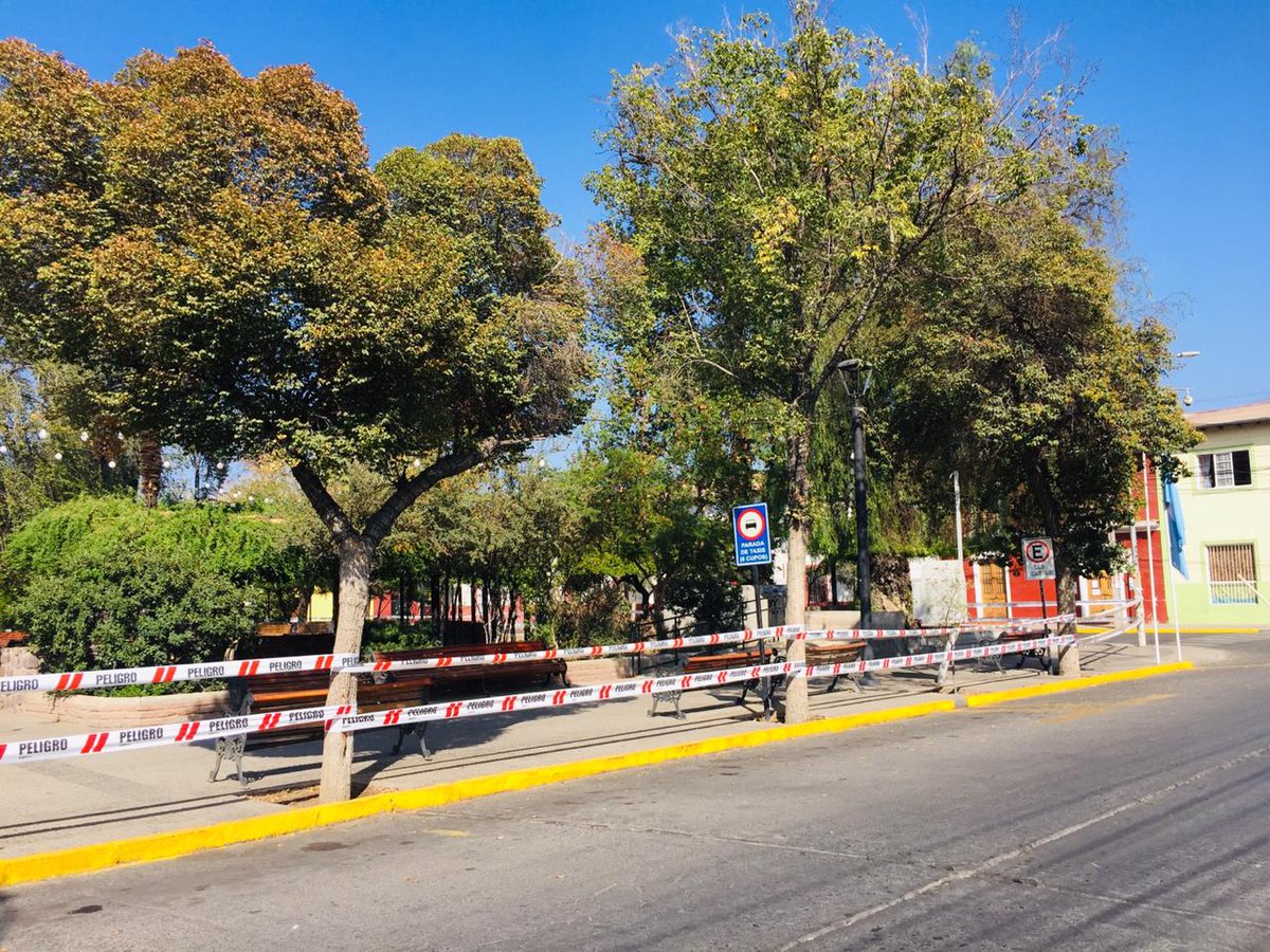 PutaendoInforma's tweet photo. Municipio decidió  cerrar plaza de Putaendo. 
Todos juntos  cooperando para enfrentar  la pandemia!!!!!! https://t.co/UY5txyE5t0