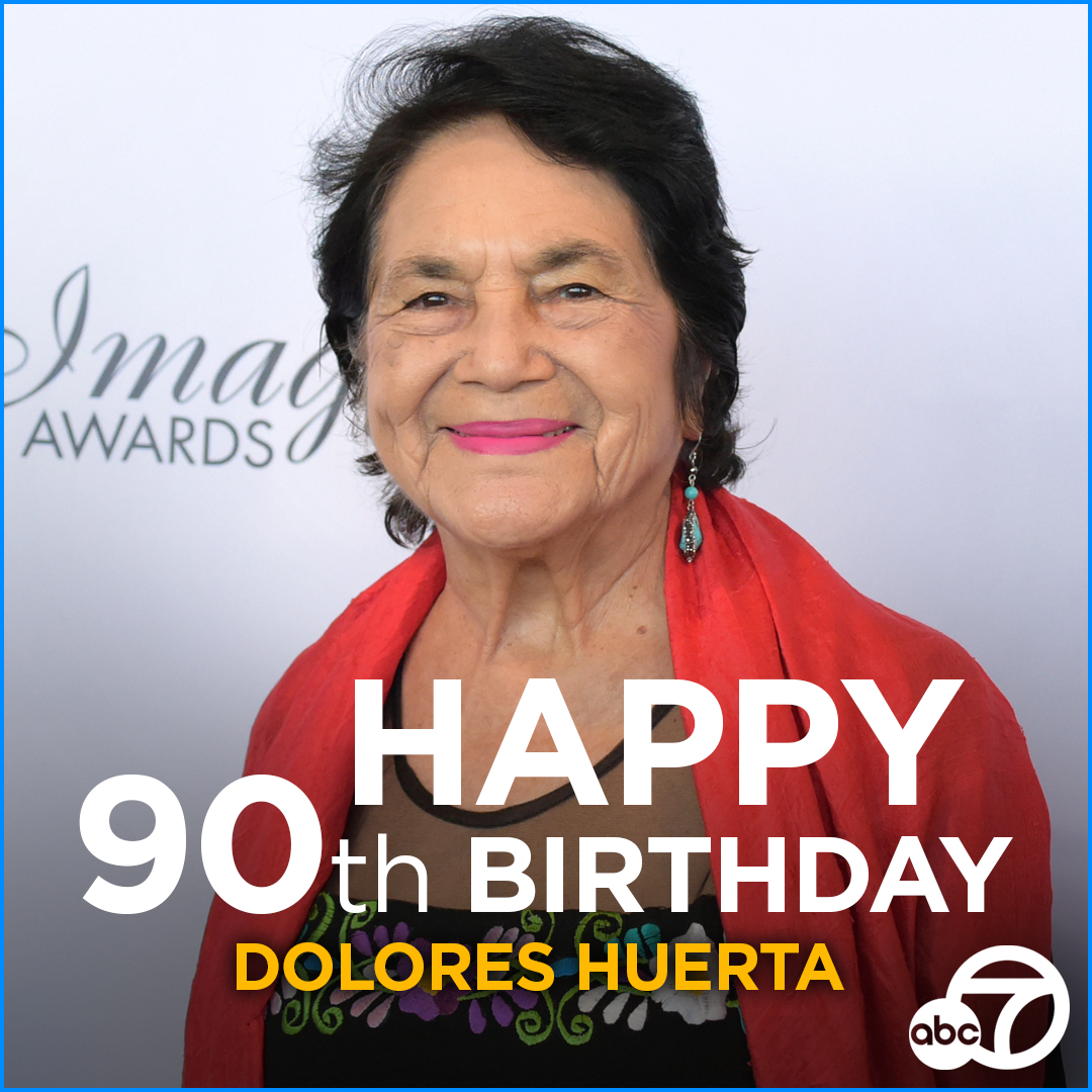 Happy birthday to civil rights activist Dolores Huerta! 