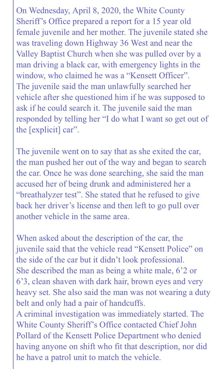Jeremy D. Kurck of Jacksonville has been arrested for the second time accused of impersonating a law enforcement officer. He was picked up by the White County Sheriff office. Details below ⬇️ #ARnews