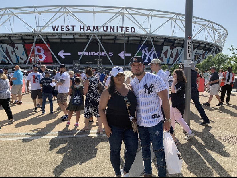 @mlblondonseries One of the greatest sporting event we’ve ever been to. So much fun! #baseballbestiehour @KryziaMolina #londonseries