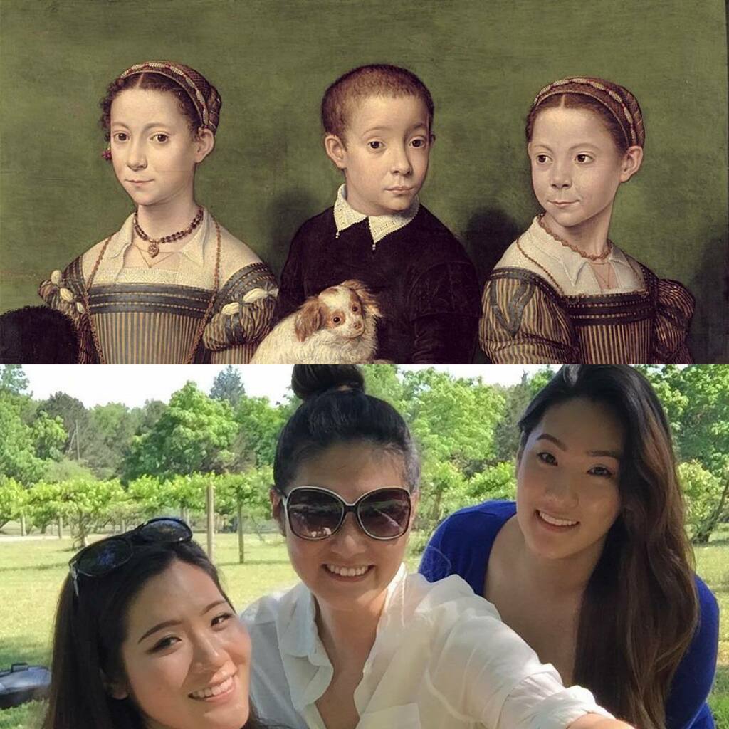 Like the Italian painter, Sofinisba Anguissola, I’m the oldest of my siblings and use them as my muses often. Happy Siblings Day! #nationalsiblingsday #heardsferryart #renaissanceart #womeninarthistory