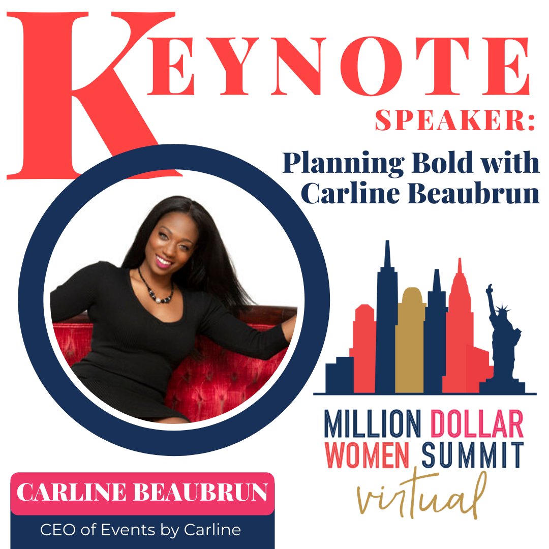 #SpeakerSpotlight: Carline Beaubrun, Founder/CEO of Events by Carline, will be presenting a keynote on "Planning Bold with Carline Beauburn". Don't miss it—register now - 🔥Flash🔥 sale ends 4/15: mdwsummit.org.