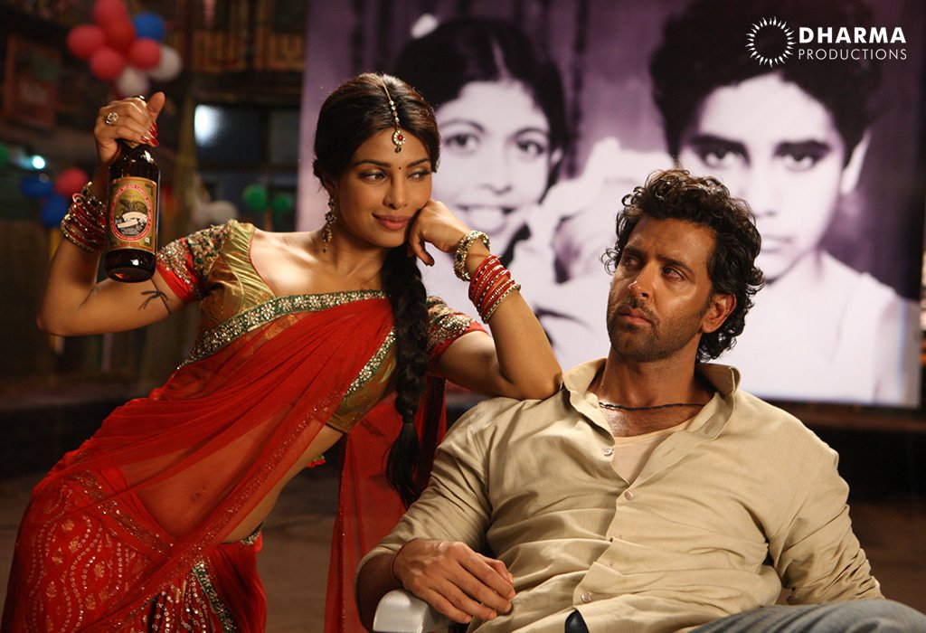 Agneepath (2012):To Priyanka's credit, she delivers in the sole scene she gets to display histrionics, in the pre-climax. (Aniruddha Guha) Priyanka shines in role of a sprightly independent girl. Her styling is a bit off, but the performance sees it through. (Sonia Chopra)