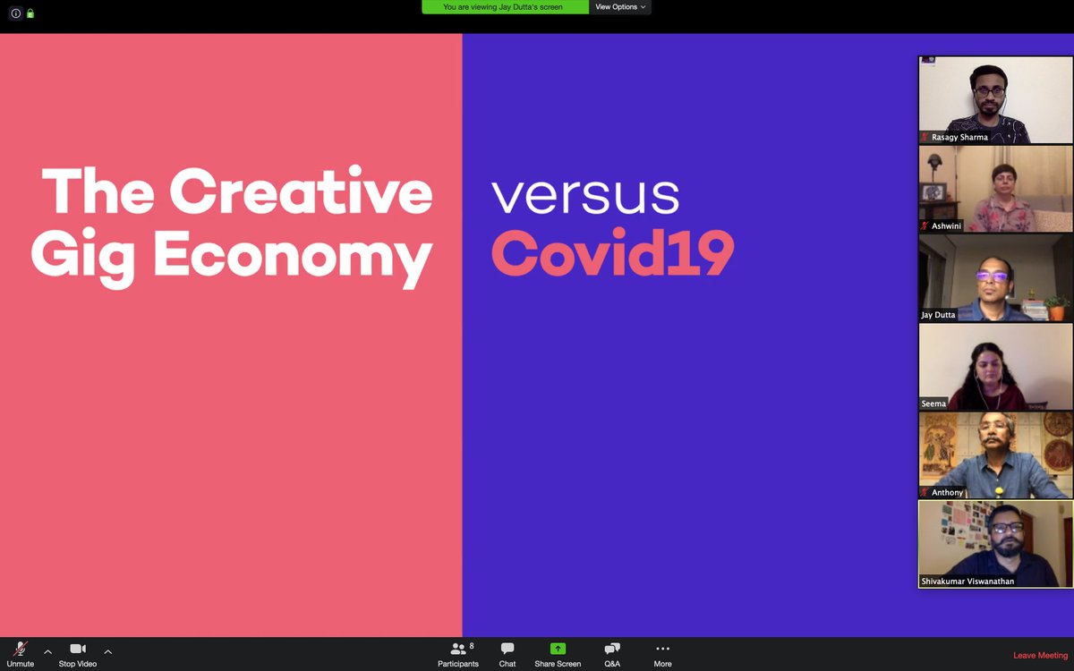 rasagy's tweet photo. Timely discussions on creative gig economy vs COVID in today’s @DesignUpConf panel.
A mix of realistic concern, possible opportunities & thoughts on navigating the uncertain future.
#Sketchnotes & key insights soon!
#DUp2020 #DesignVsCovid https://t.co/mQLJQMRQ2r