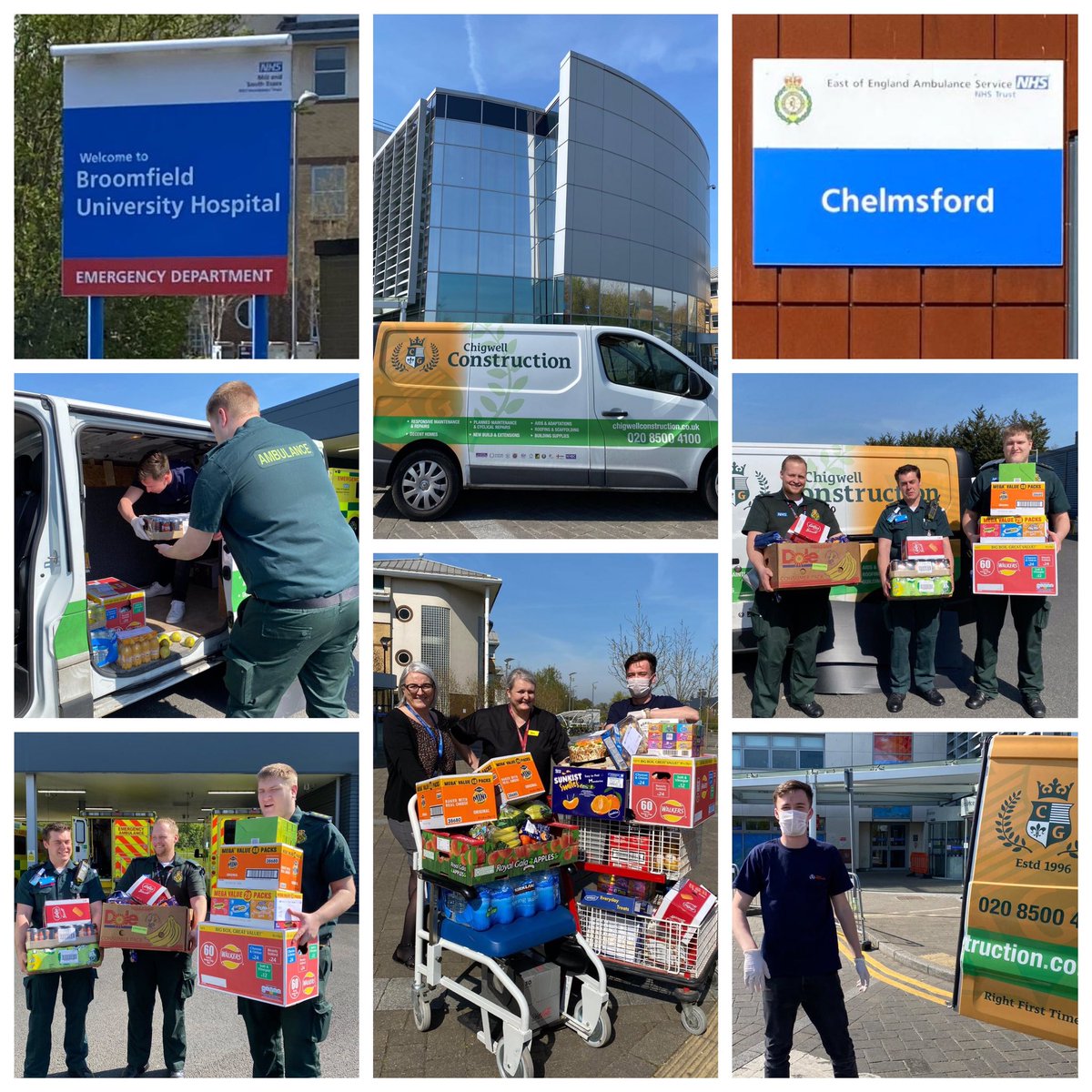 Delighted to be able to give something back to our amazing NHS workers @broomfieldnhs and <a href="/EastEnglandAmb/">EEAST Ambulance Service</a> #StayHomeSaveLifes