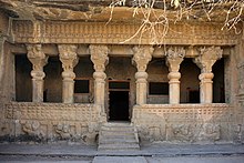 Cave number 3, Pandavleni caves were probably constructed under Satkarni.The inscriptions in the cave gives a lot of information about Satkarni & his victories and many other inscriptions dating back to at least 1st Century BCE.Images of Cave number 3 Pandavleni caves, Nasik