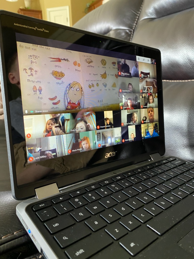 mcsdvirtual's tweet photo. So fun to see even our littlest learners engaging in virtual learning! @MScardino7 #mertonproud https://t.co/R5xWCYE6YO