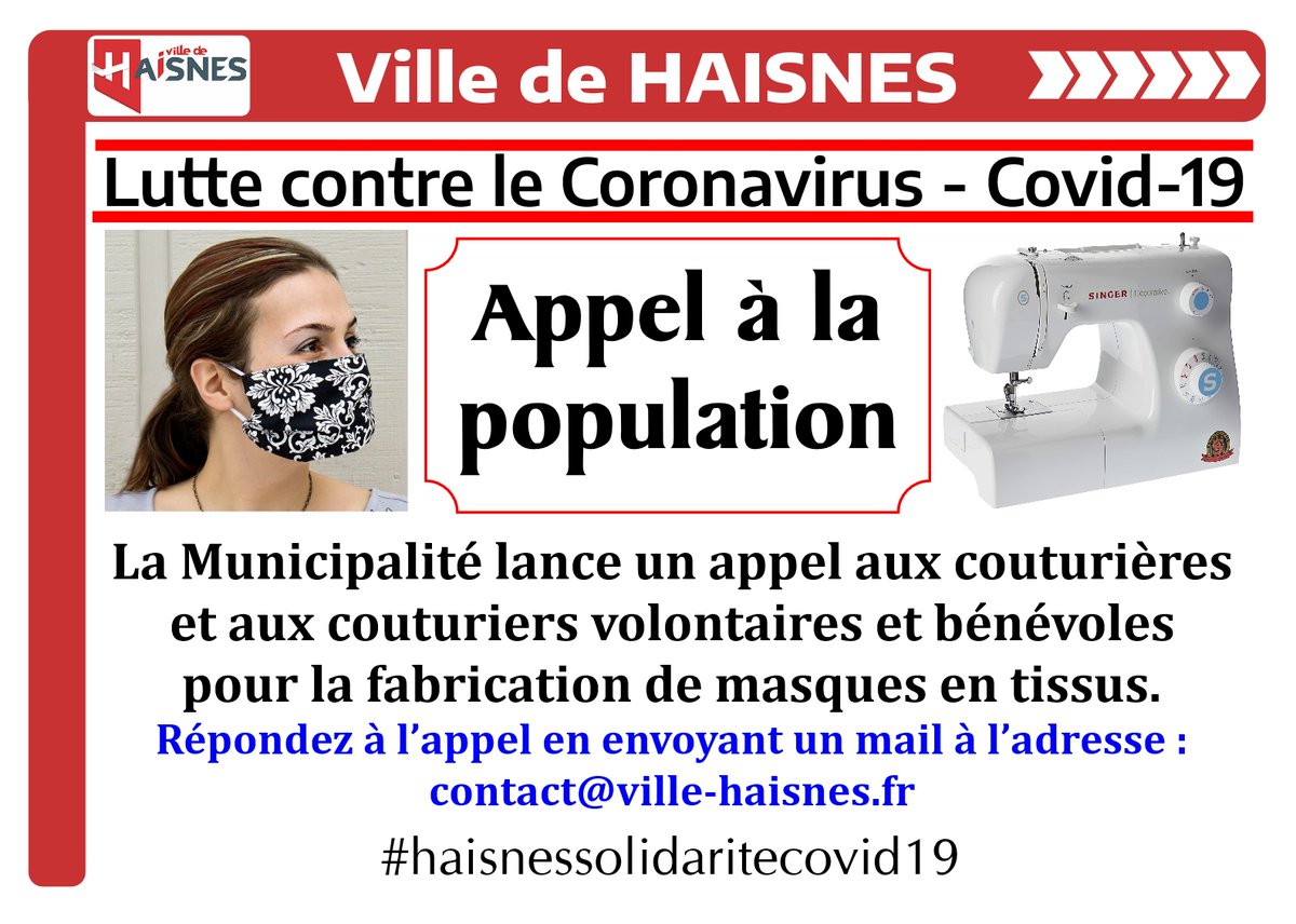 CHaisnes's tweet photo. #haisnessolidairecovid19 https://t.co/D2rTIceBbU
