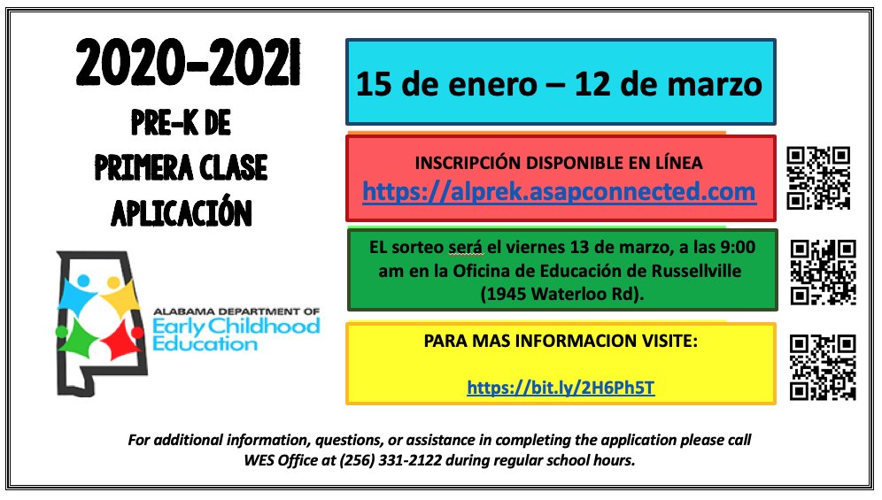 Westatrcs's tweet photo. Quarantine got you considering enrolling your child into our PreK program for the upcoming year?  Scan the QR image or click the link to start your child's pre-registration and get added to our active waiting list! #FirstClassPreK #TheTraditionBeginsHere
https://t.co/AQdgyjRkwk https://t.co/QbF5EZw4ay