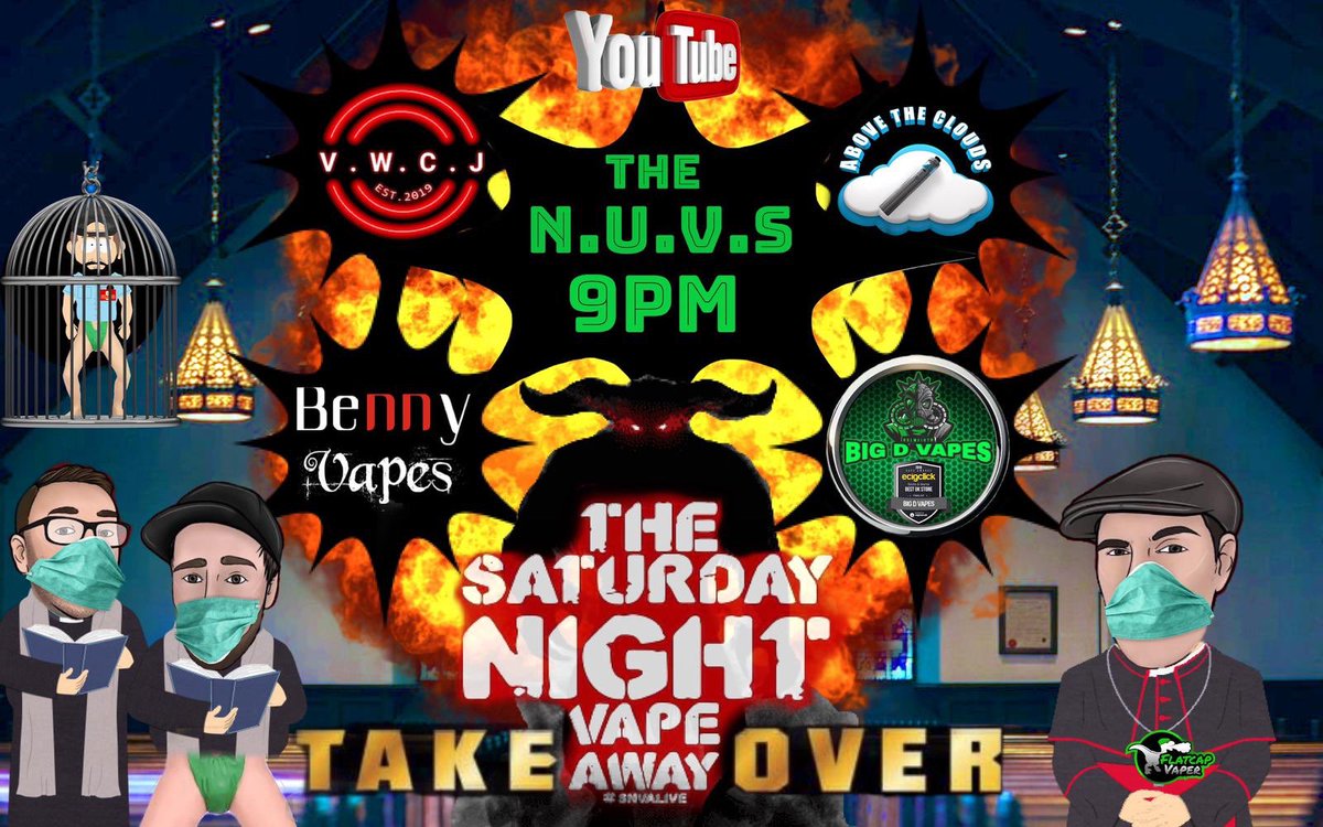 bennyvapes's tweet photo. Afternoon everyone, tomorrow night N.U.V.S is taking over #snva so come and join me,@BigDVapes @AboveTh33576134 @Josh999944 and we may invite @FlatCapVaper @PudPuffs @NVapey for some light hated fun. https://t.co/ag53bYDv7S https://t.co/GiP5FIUWb2