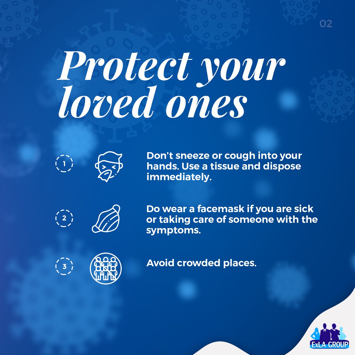 YAWCAfrica's tweet photo. We can defeat Covid-19 if we work together.
Let's observe all the prescribed protocols.
Let's fight it together.
This campaign is powered by ExLA Group and the YAWC Network.
#Stop_the_Spread
#Stay_Safe #Stay_Healthy
#ExLA_Group
#YAWC_Network https://t.co/YWVKgHxN6R