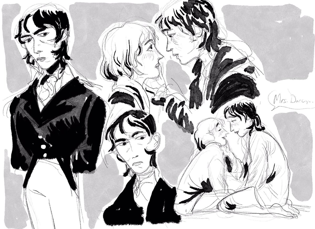 That time when my friends paid me to draw a lesbian Darcy 