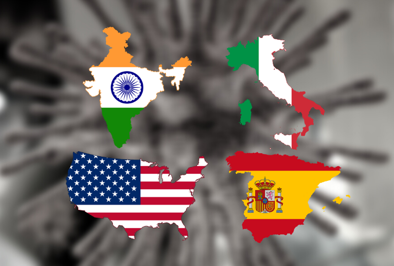 summachar_in's tweet photo. Comparing India’s COVID Trends With US, Italy, Spain

Full Story: https://t.co/W6sN5b5g7D

Download the Summachar App from https://t.co/p905v4h5B0

#India #USA #Itlaly #Spain #Covid19 #Coronavirus #Cases https://t.co/gGtyeqsq0O