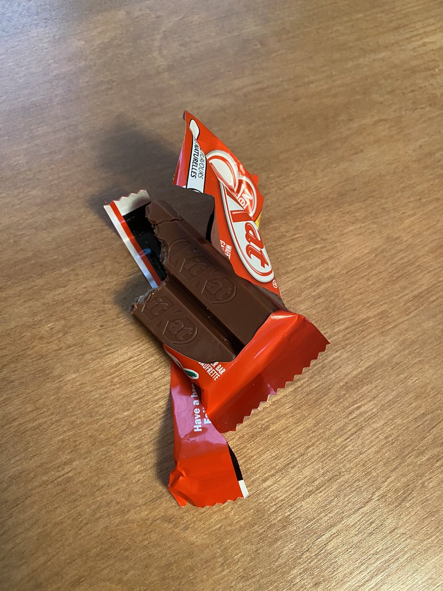 Alright <a href="/StuntmanStu/">Stuntman Stu</a> we all agree pineapple doesn’t belong on pizza, but what are your thoughts on eating a Kit Kat like this? Full disclosure, it was me.